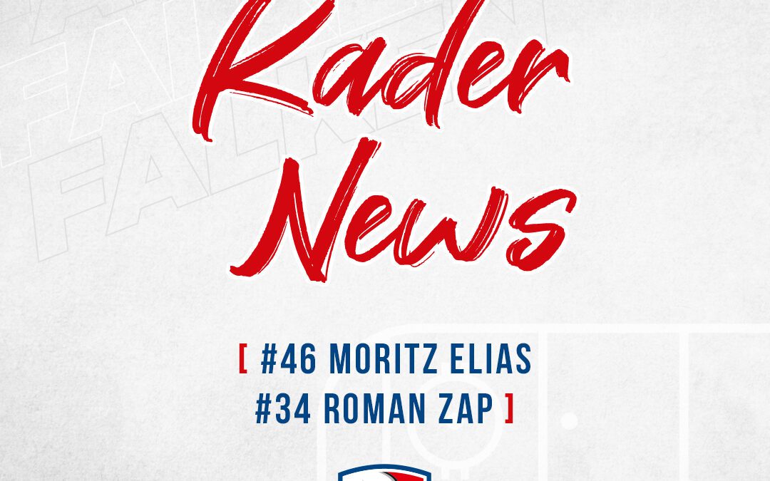 Moritz Elias und Roman Zap verstärken den Falkenkader