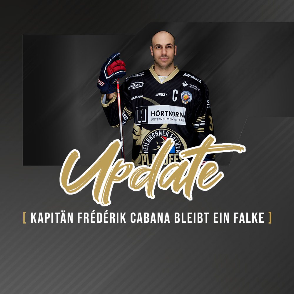 Vor Playoff-Start: Kapitän Frédérik Cabana bleibt ein Falke