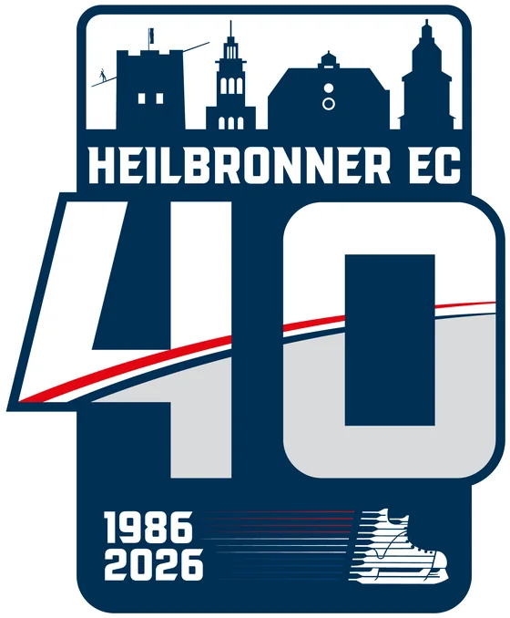 Jubiläumslogo 40 Jahre Heilbronner EC 1986–2026